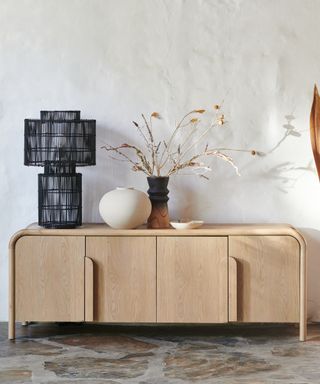 Furniture designed by Leanne Ford for her Crate & Barrel Collection