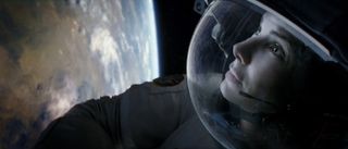 A Scene From Science-Fiction Thriller 'Gravity'
