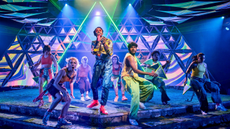 Bright lights and colourful costumes 