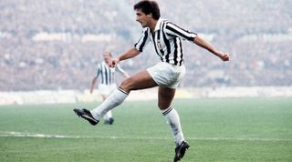 Gaetano Scirea of Juventus in action during the 1977/78 Serie A season