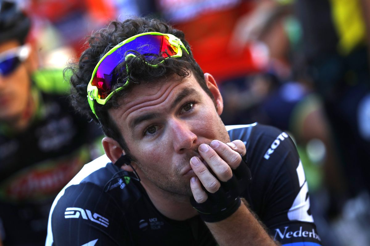 Mark Cavendish (Dimension Data) back in action in Italy