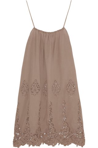 Miguelina Embroidered Cotton Dress, £240
