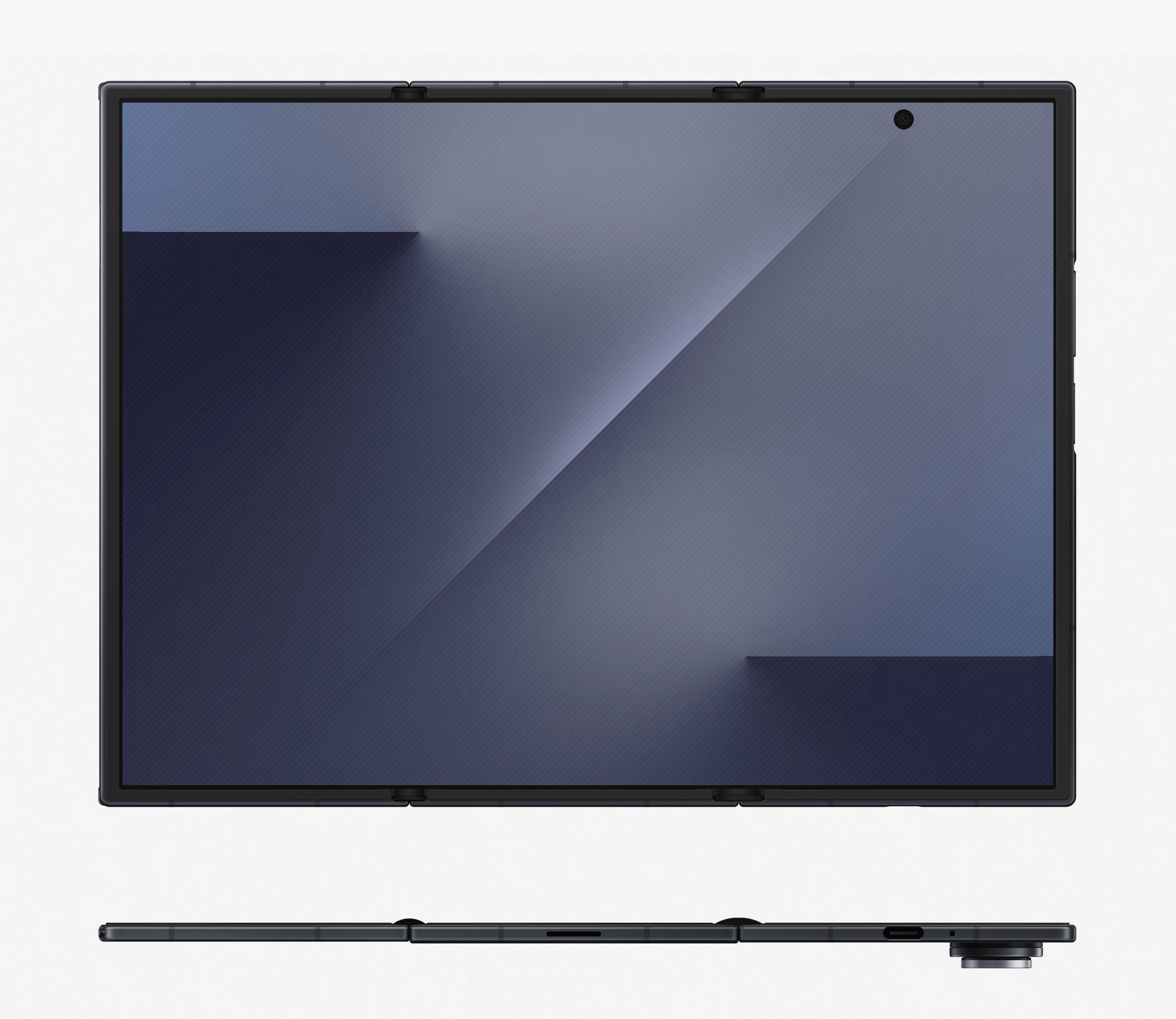 The Samsung Galaxy Z TriFold open thin and flat