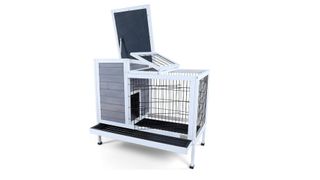 Petsfit Rabbit Hutch with Pullout Tray