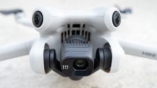 DJI Mini 4 Pro close up of camera