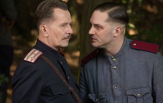 You AGAIN?! Tom co-starred with Gary Oldman once again in 2015's Child 44, playing a disgraced Russian officer