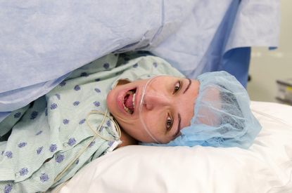 This is what it feels like to get an epidural after 32 hours of labor