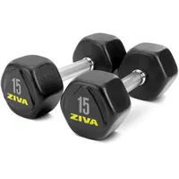 ZIVA Hexagon&nbsp;RPU Steel Dumbbells (Pair): was $114.99 now $99.99 at Dick's Sporting Goods