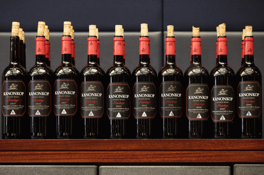 Kanonkop Black Label Pinotage vertical