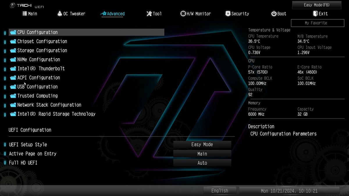 ASRock Z890 Taichi Lite