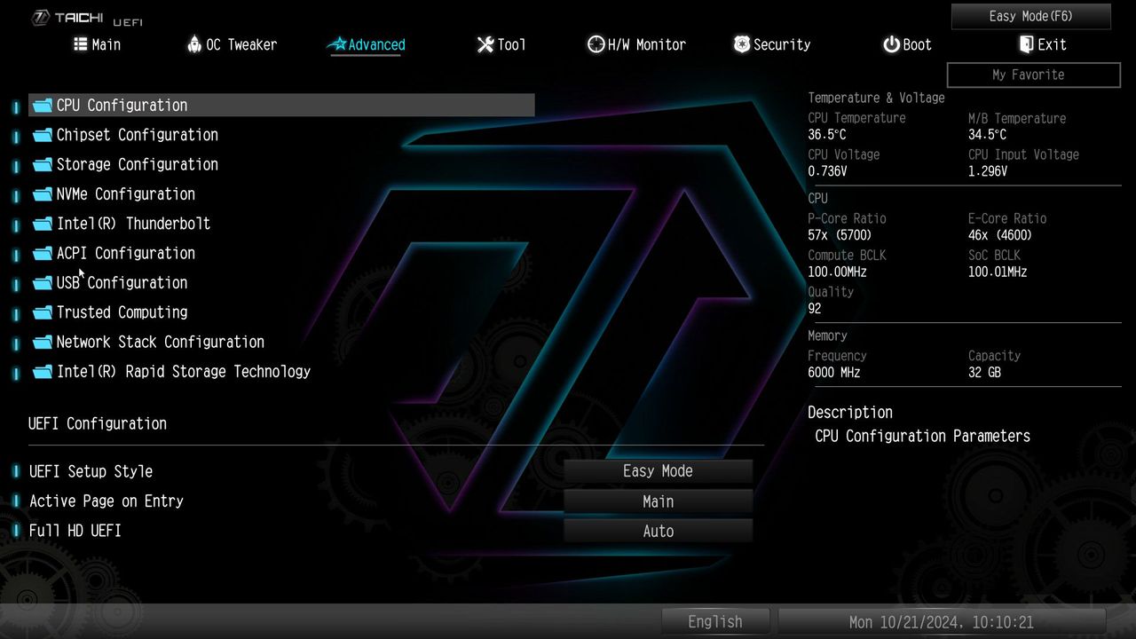 ASRock Z890 Taichi Lite