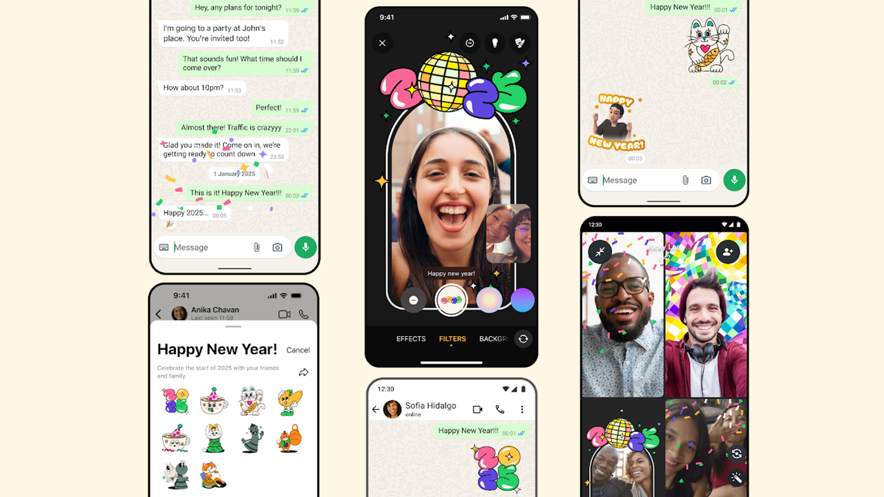 WhatsApp festive features 2024