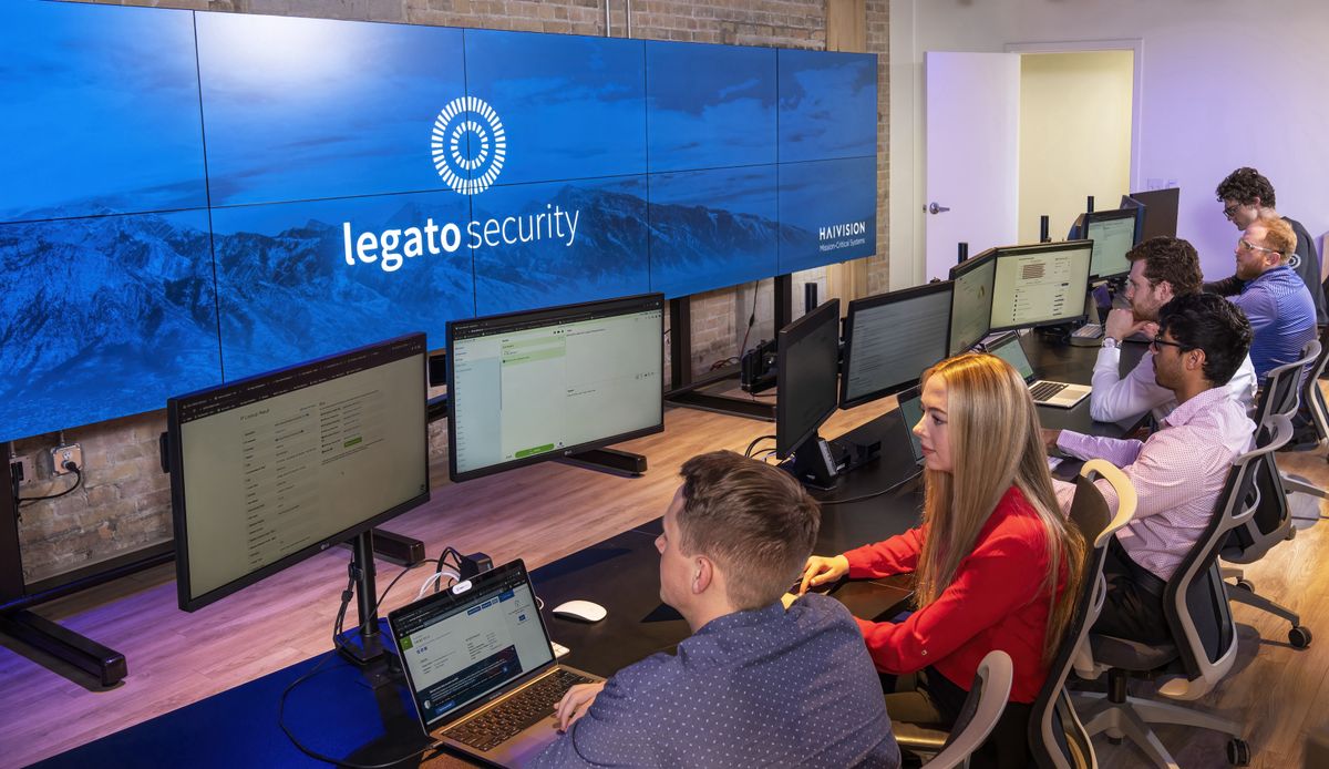 A state-of-the-art LCD upgrade helps Legato Security analysts stay ahead of the latest network threats.