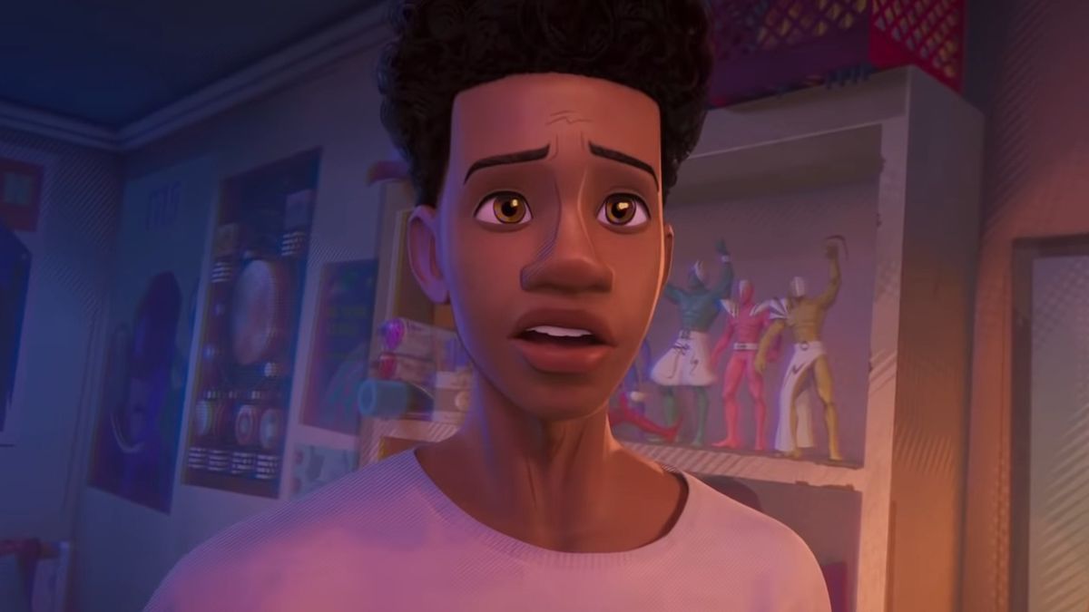 Miles Morales (Shameik Moore) in Spider-Man: Across the Spider-Verse