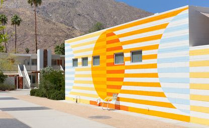 Commune Wall mural, at Ace Hotel & Swim Club, Palm Springs, by Block Shop