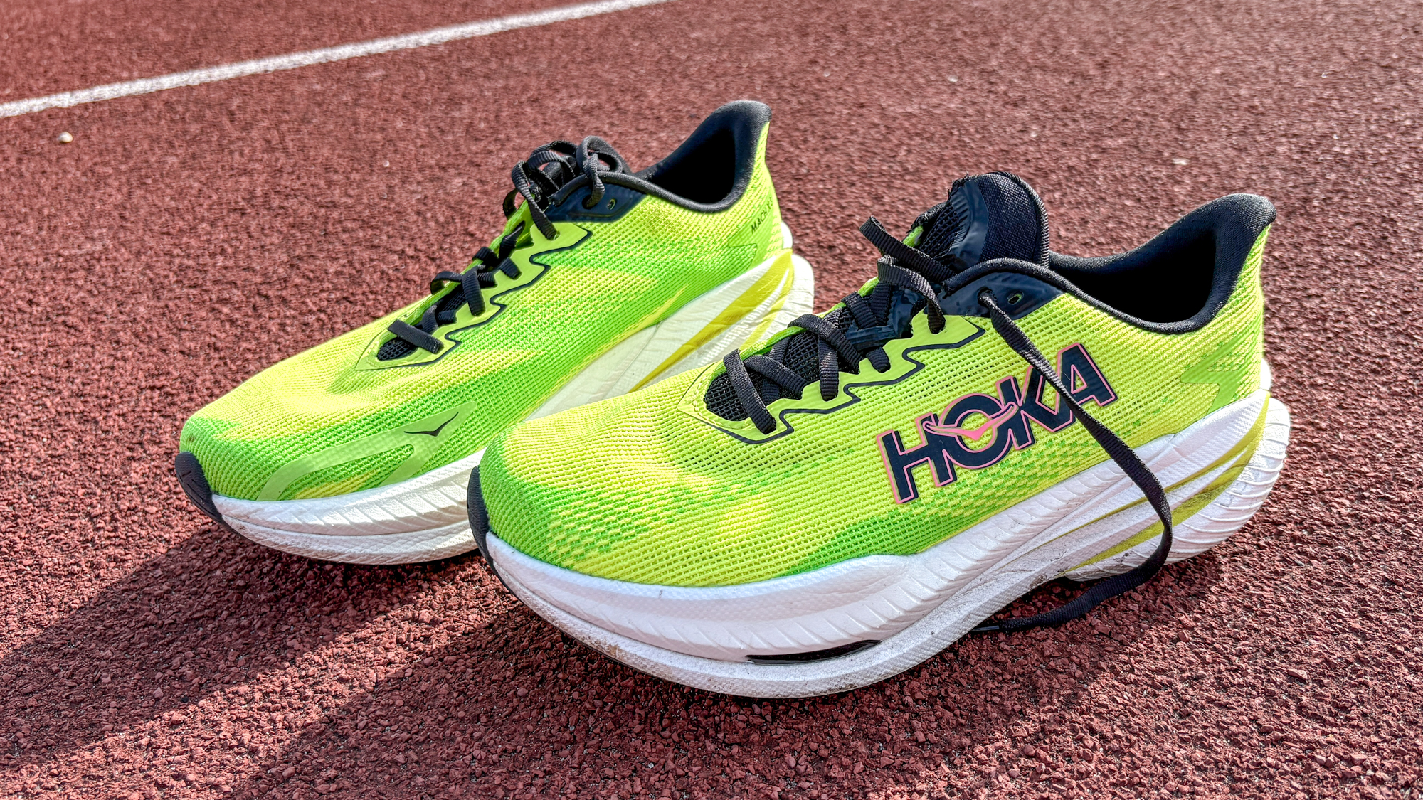 Hoka Mach X3 running shoes