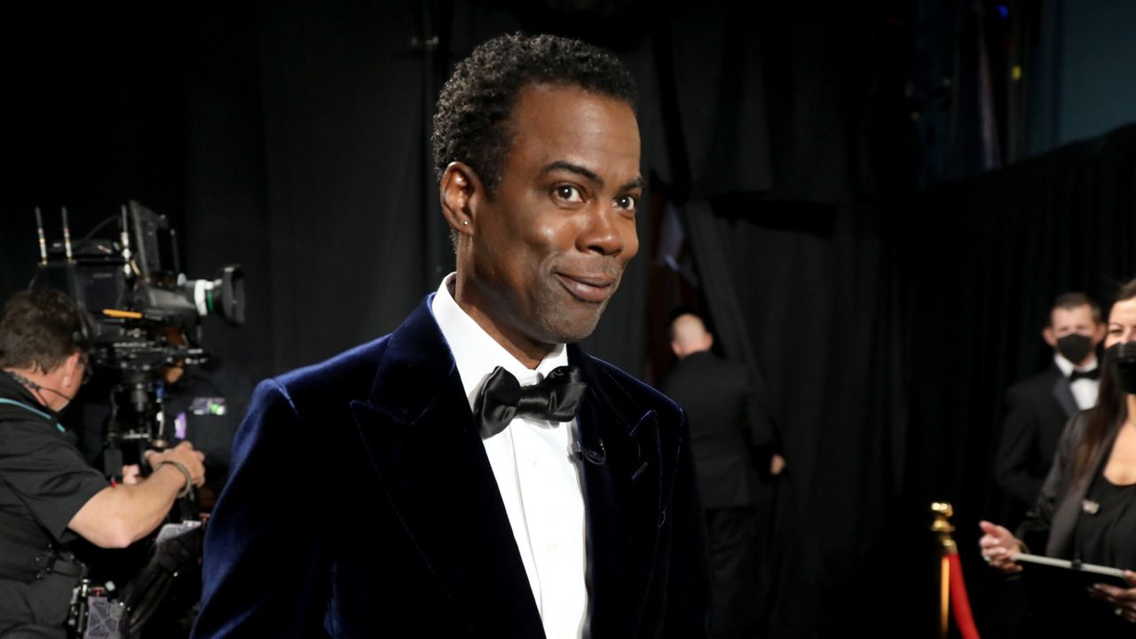 Chris Rock is seen backstage during the 94th Annual Academy Awards at Dolby Theatre on March 27, 2022 in Hollywood, California. 