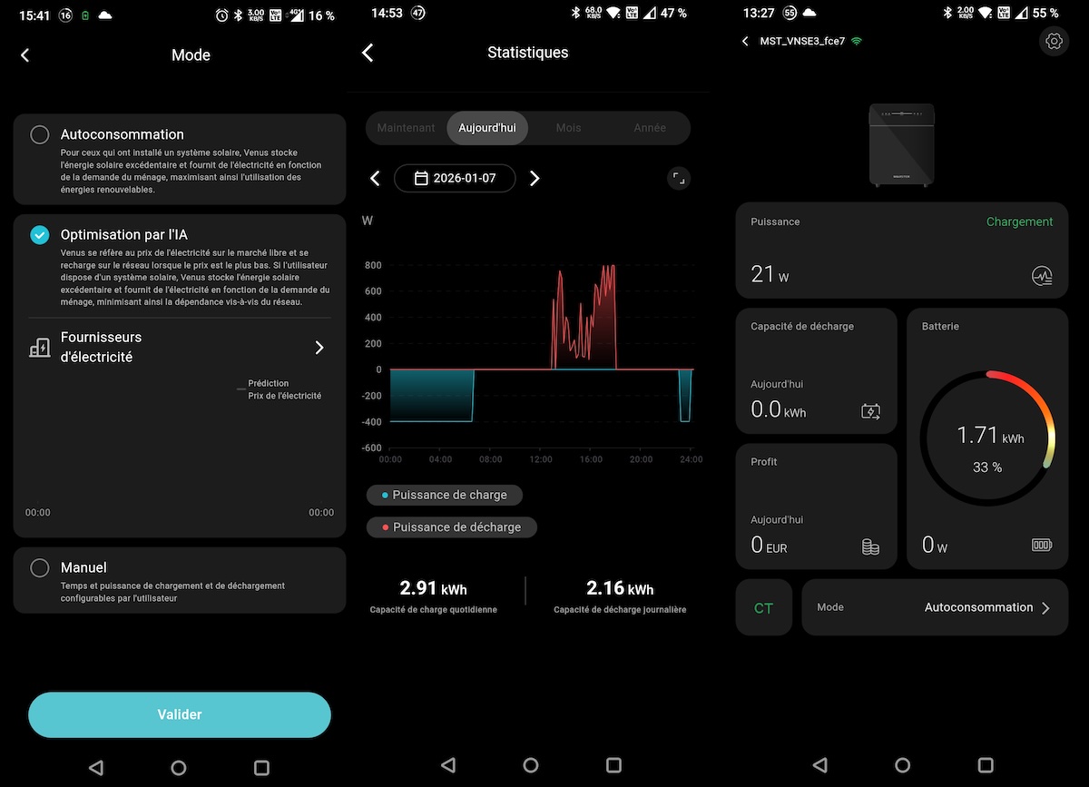 La station de stockage d'&amp;eacute;lectricit&amp;eacute; Venus E de Marstek
