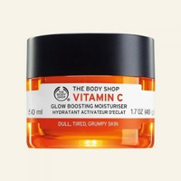 The Body Shop Vitamin C Glow Boosting Moisturiser | £16A pick-me-up in a tub for tired skin, this vitamin C packed serum is also formulated with aloe vera for a soothing treat.