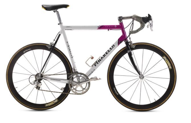 Jan Ullrich's Pinarello road bike used during his 1997 Tour de France victory
