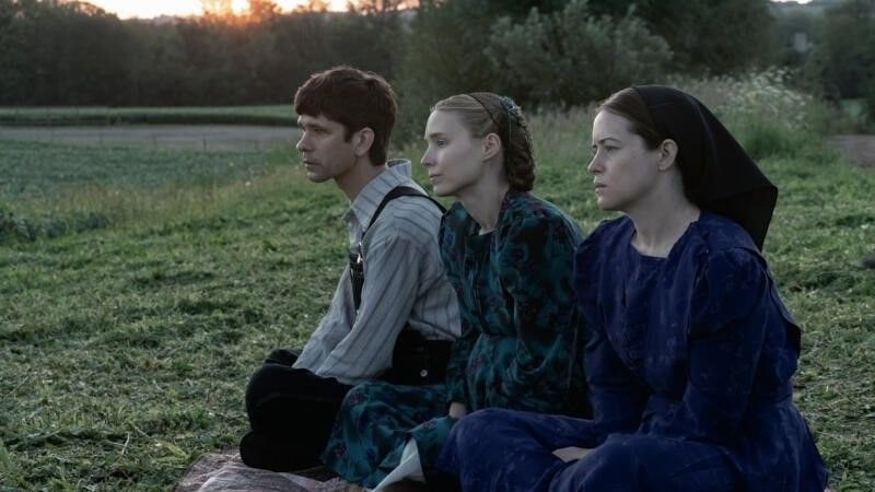 Ben Whishaw, Rooney Mara and Claire Foy in Women Talking