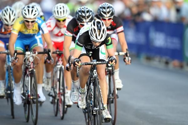 Tiffany Cromwell (GreenEDGE) was attentive throughout the race, shutting down counterattacks.