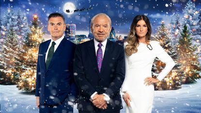 Mike Soutar, Lord Alan Sugar, Baroness Karren Brady in The Celebrity Apprentice