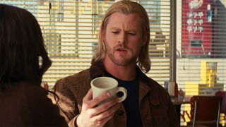 Chris Hemsworth needing sustenance in Thor