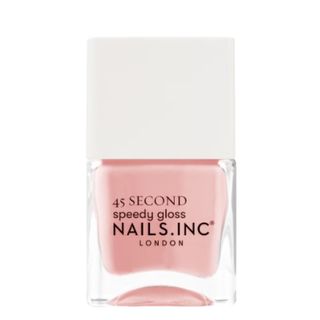 A product shot of nails inc. Fly By At Victoria Quick Drying Nail Polish, on a white background