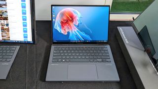 ASUS ZenBook Duo with keyboard attached