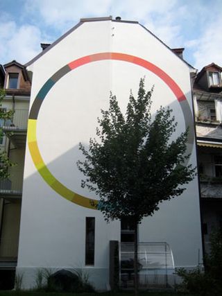 Smallwood’s 21-colour mural on a private home