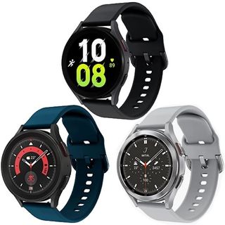 HATALKIN Silicone Band 3-Pack for Samsung Galaxy Watch 4 and 5