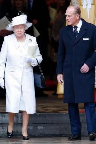 Queen Elizabeth and Prince Philip.