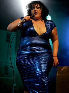Beth Ditto from The Gossip at Glastonbury 2007