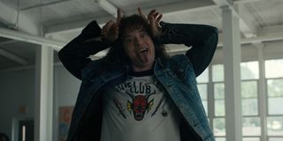 Joseph Quinn as Eddie Munson in a still from Stranger Things