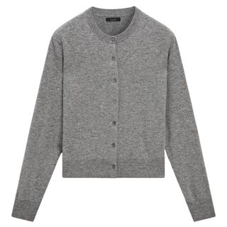 Massimo Dutti Knit Cardigan with Crew Neck