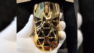 Razer's 24K gold gaming mouse one-off commission.
