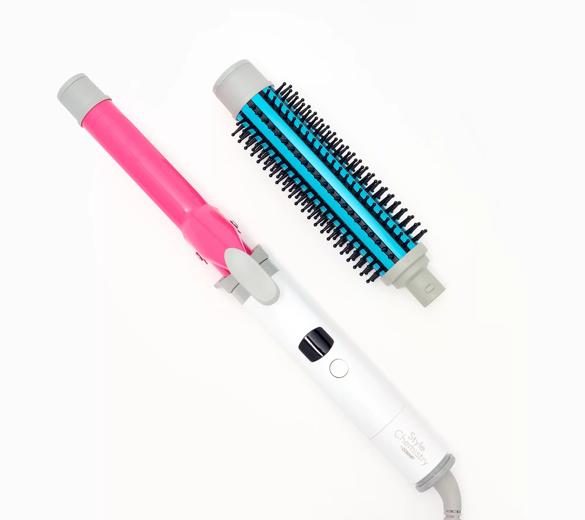 Conair Style Chemistry Curling Iron &amp;amp; Round Brush Set