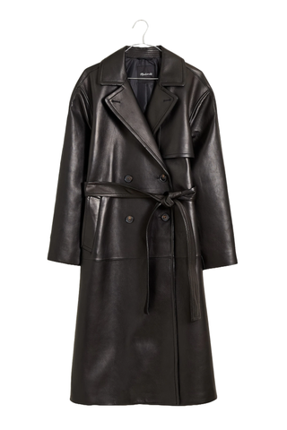 Madewell The Signature Trench Coat in Leather