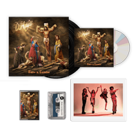 The Darkness: Easter Is Cancelled Deluxe CD (signed) + vinyl (signed) + Cassette + Signed Band Photograph