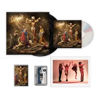 The Darkness: Easter Is Cancelled Deluxe CD (signed) + vinyl (signed) + Cassette + Signed Band Photograph