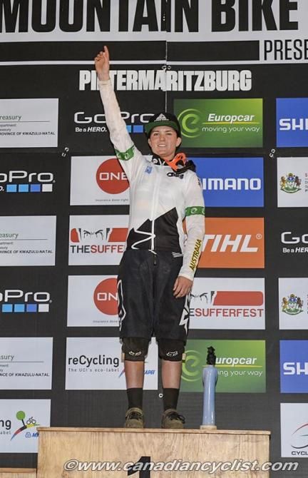 Junior World Cup leader Luca Shaw (USA)