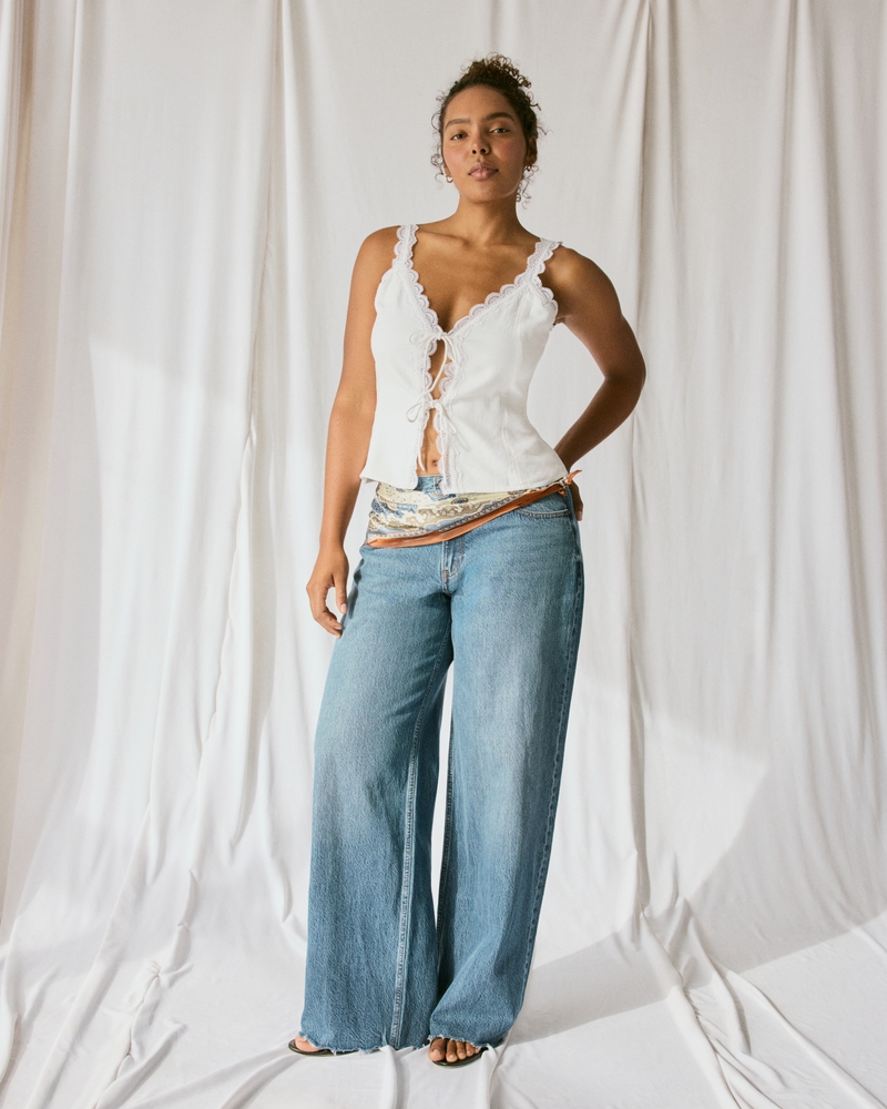 Curve Love Low Rise Ultra Loose Jean