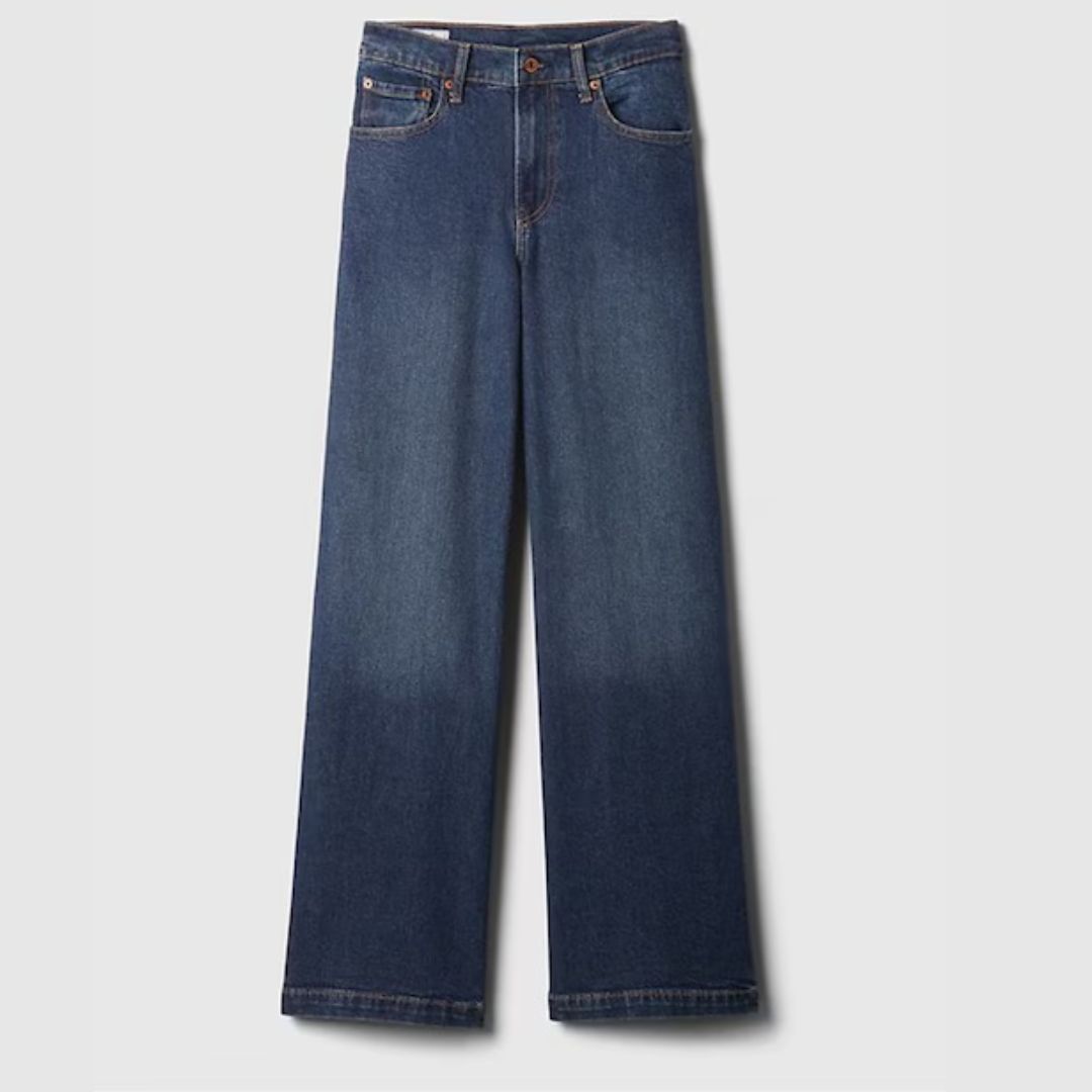 GAP Dark Wash Wide Leg Jeans
