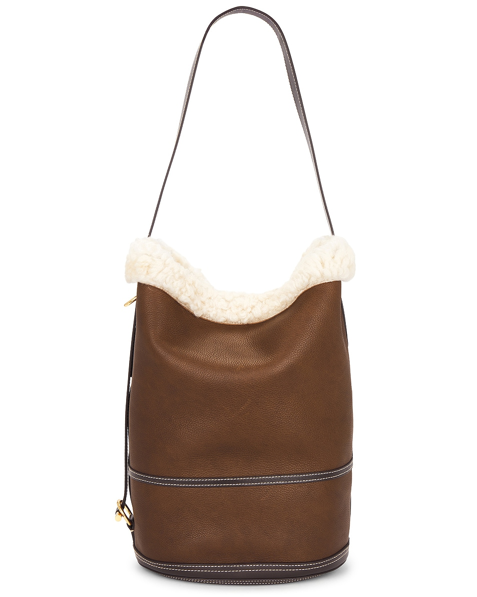 Polo Ralph Lauren Medium Shearling Bucket Bag