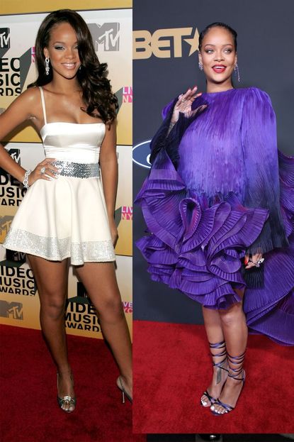 Rihanna 2006 v. Now