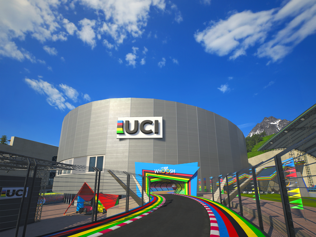 A shot of the UCI world in MyWhoosh