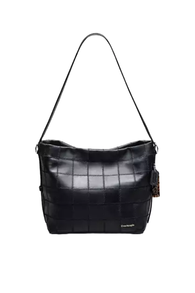 Coachtopia , Alter/ego Hobo Bag in Checkerboard Upcrafted Leather