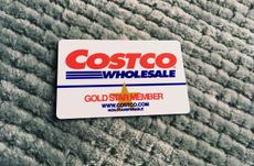 A Costco membership card