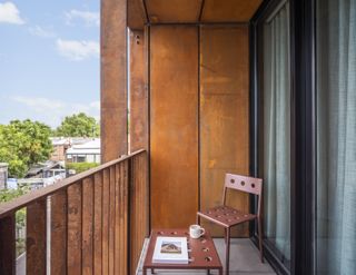 King Suite’s balcony at The StandardX, Melbourne